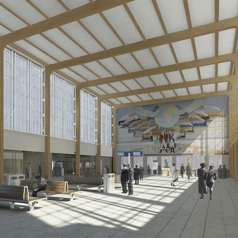 Visualisatie Amstel Station